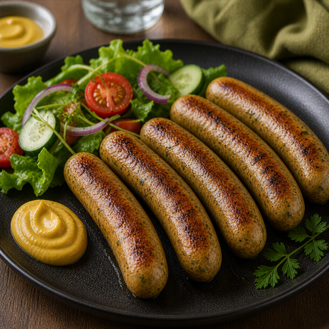 Vegetarische Bratwürste